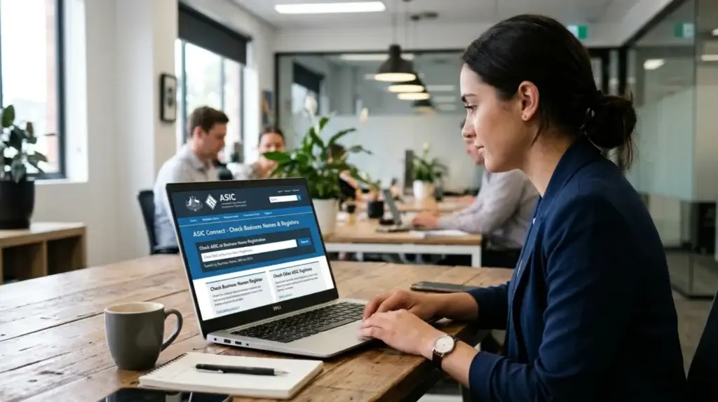 Check ASIC or Business Name Registration