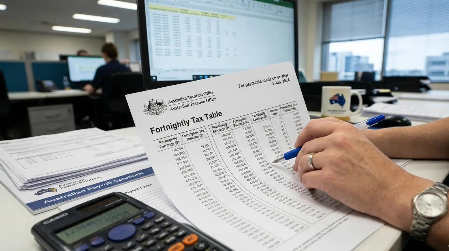 Fortnightly Tax Table